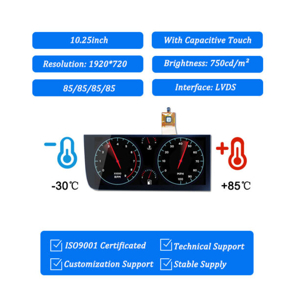 10.3 inch lvds lcd panel