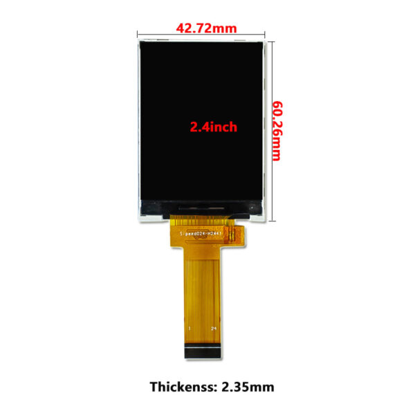 2.4 inch tft lcd screen factory