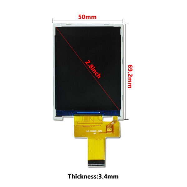 2.8 inch tft lcd screen factory