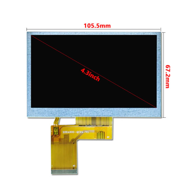 4.3 inch industrial lcd display