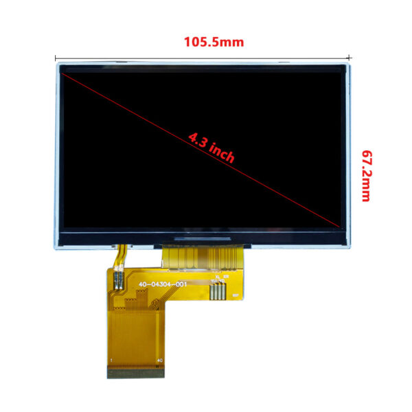 4.3 inch industrial lcd display