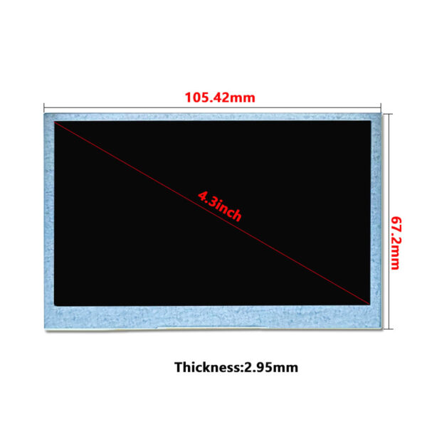 4.3 inch display tft lcd