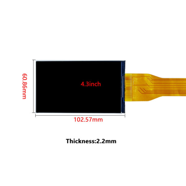 4.3 inch tft lcd factory