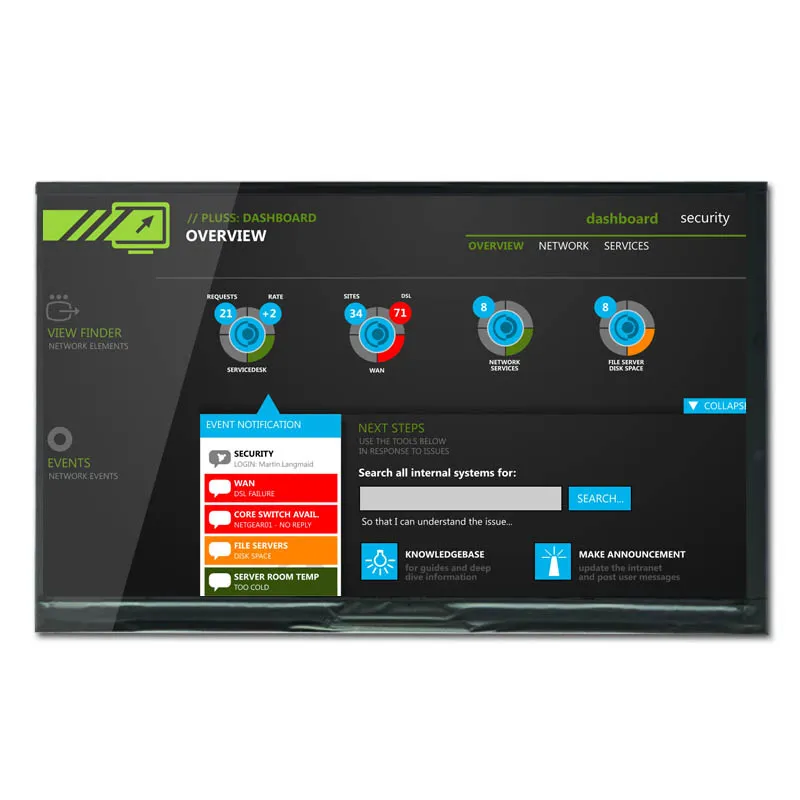 7 inch display