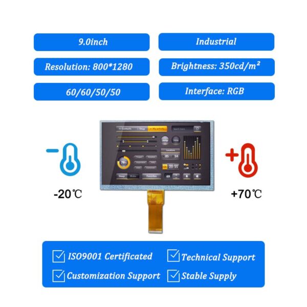 9 inch lcd panels supplier