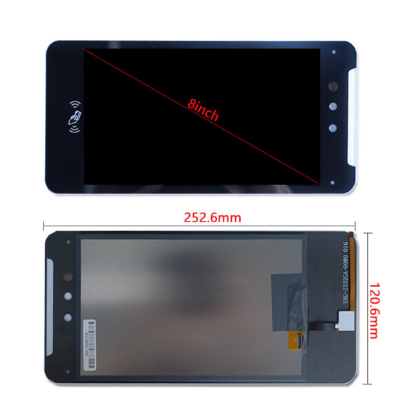 8 inch tft display with touch screen