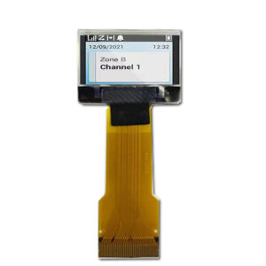 0.96 inch Small PMOLED Screen with Module Size 26.7*19.26*1.41