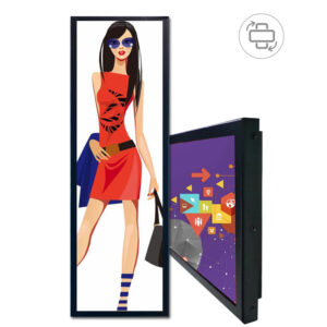 19.5 inch Stretched Digital Signage AA 476.64mm (H) x134mm (V)