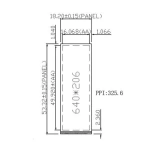 2.07 flexible oled screen