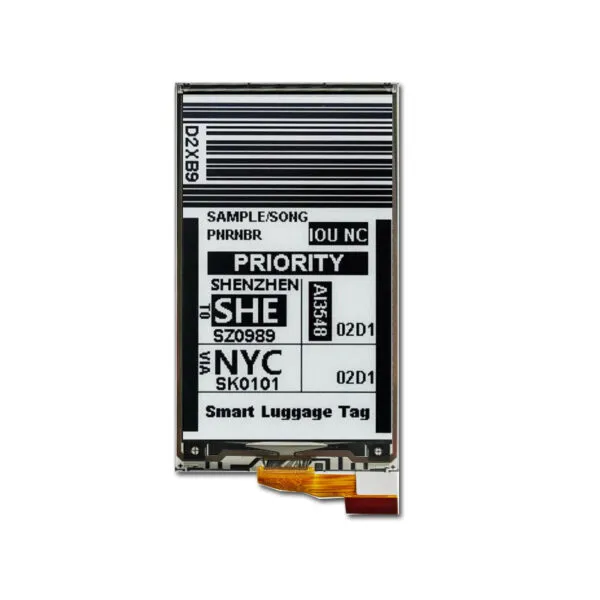3.7 inch electronic shelf labeling
