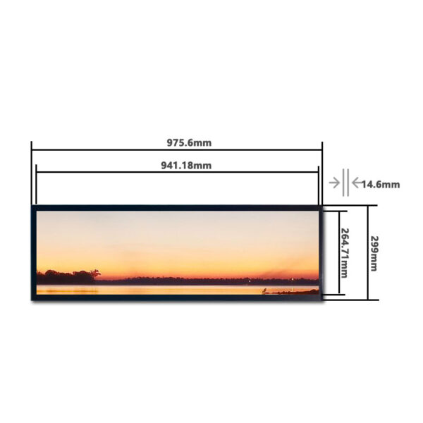 38.5 inch tft lcd screen