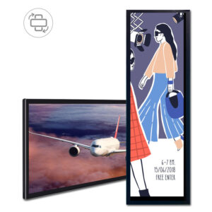 43.8 inch Stretched Bar LCD Advertising Display AA 1071.36mm (H) x301.32mm (V)