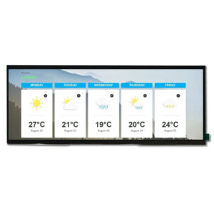 12.3 inch LVDS Bar LCD Display with Touch Screen Resolution 1920*720