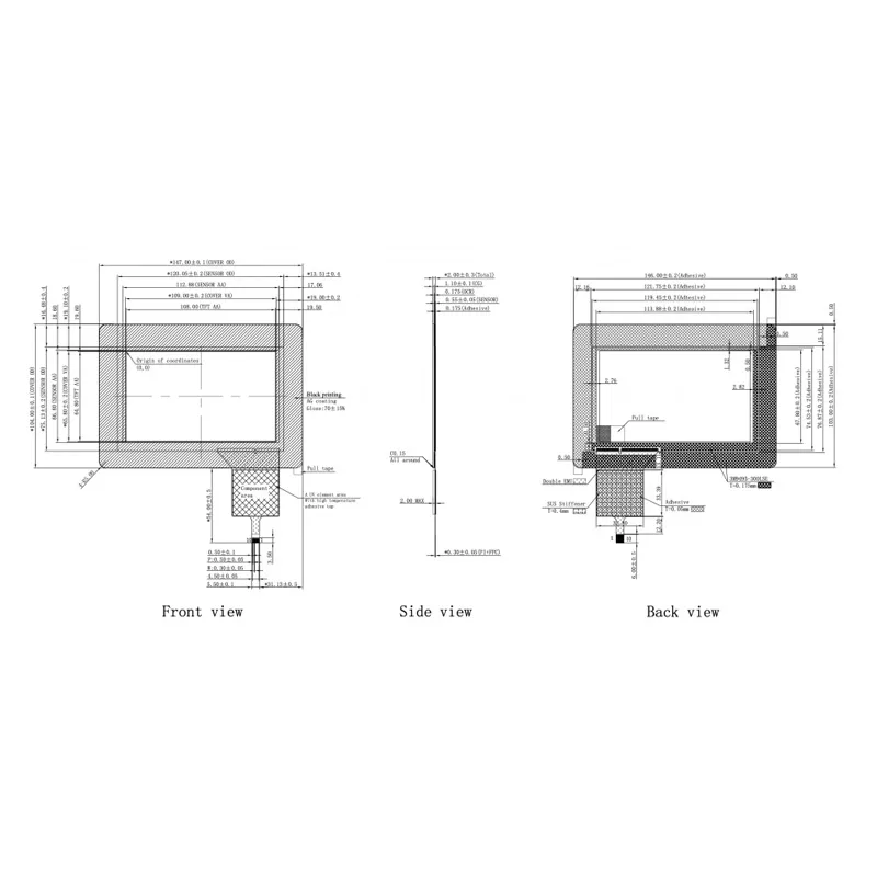 5 inch Touch Screen