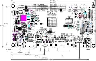 HDMI TO LVDS driver board