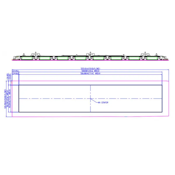 20.3 inch Stretched IPS Touch Display