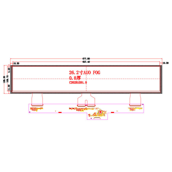 4320*720 high resolution LCD