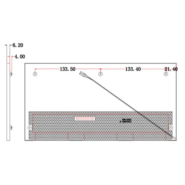 13.1 inch Bar LCD Display