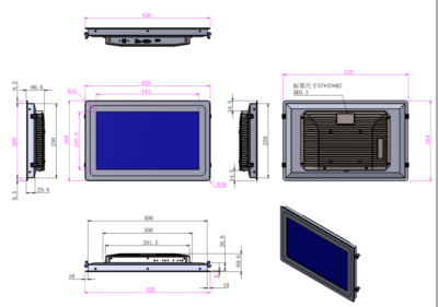 15.6 capacitive touch screen