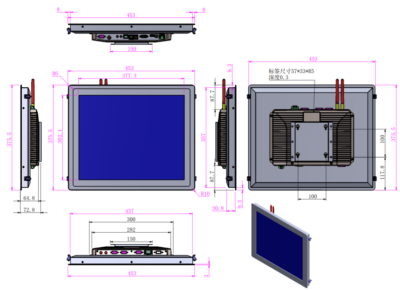 19 inch Industrial Touch Panel