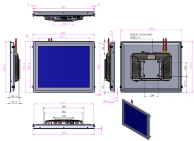 19 inch Industrial Touch Panel