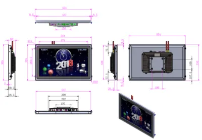 21.5 inch Industrial LCD Monitor