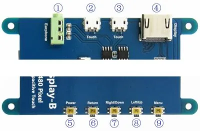 5 inch raspberry tft hardware
