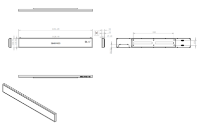 56.6 inch Streched LCD monitors