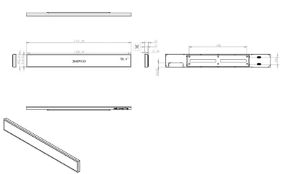 56.6 inch Streched LCD monitors