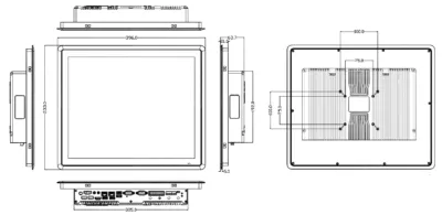 17 inch Industrial ALL IN One Panel PC
