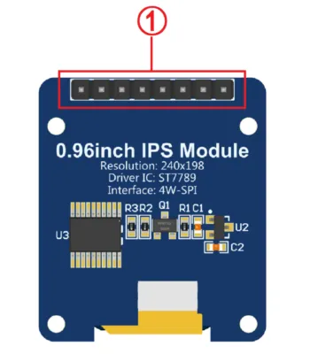 0.96 inch Circular TFT Display