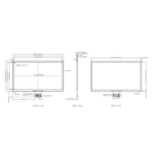 Custom Capacitive Touch Panel
