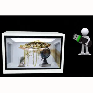 Transparent LCD Display Box