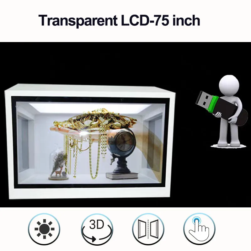 see through lcd display