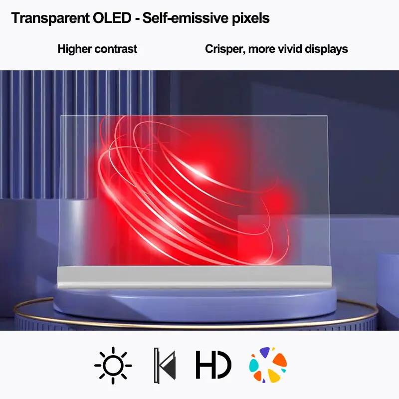 transparent oled case