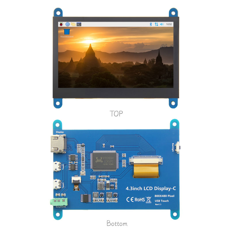 4.3 Raspberry Pi Touch Screen 1