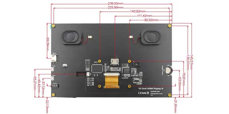 10.1 Raspberry Pi Touch Screen 5