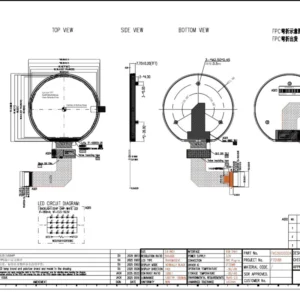 3.6 inch Round Display