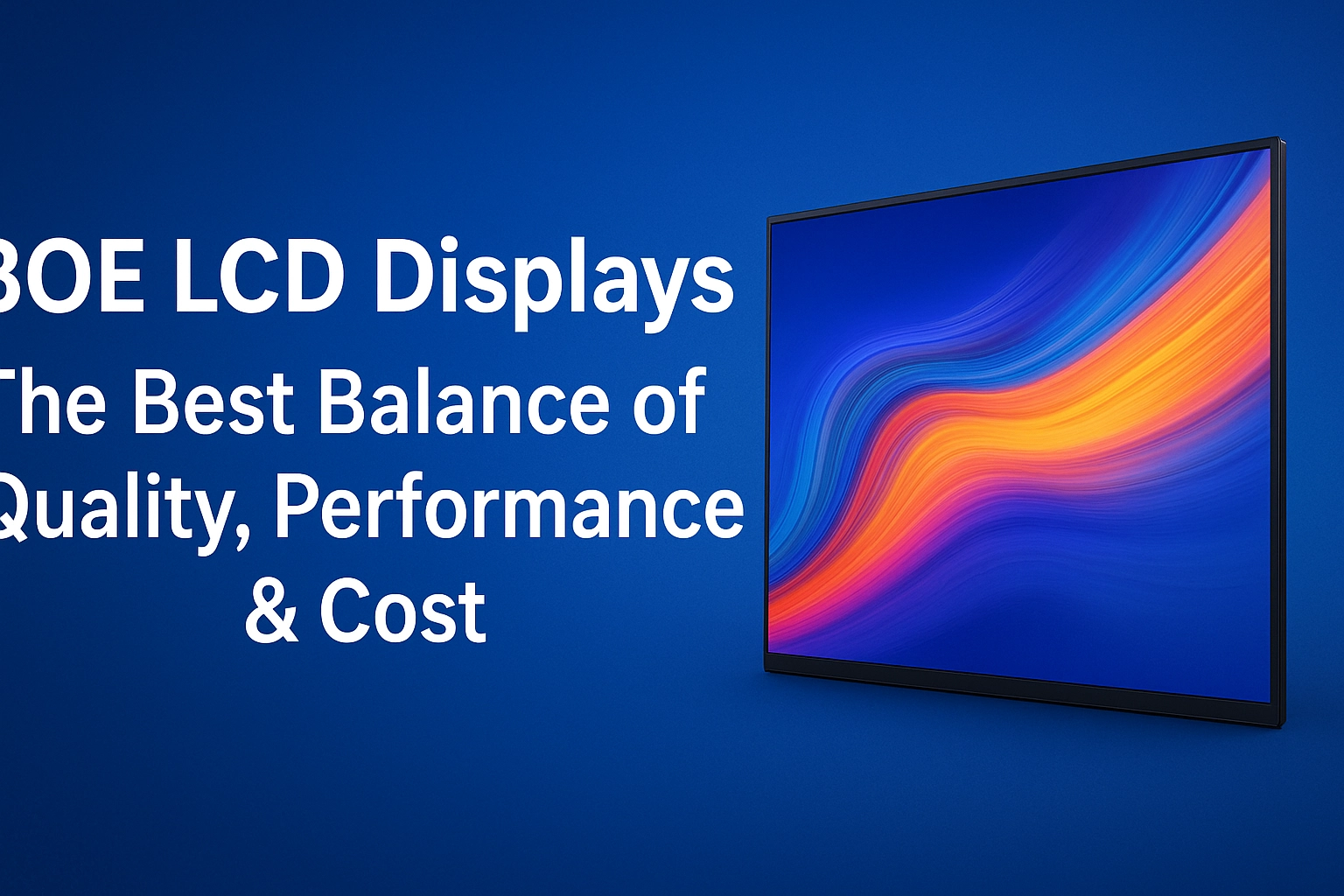 BOE LCD Displays: The Best Balance of Quality, Performance & Cost