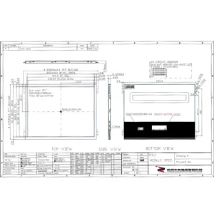 10.4 inch TFT LCD display with 1024x768 resolution, IPS wide viewing angle, 700 nits brightness and wide temperature range