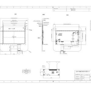 15.6 inch MIPI LCD display with capacitive touch for medical device