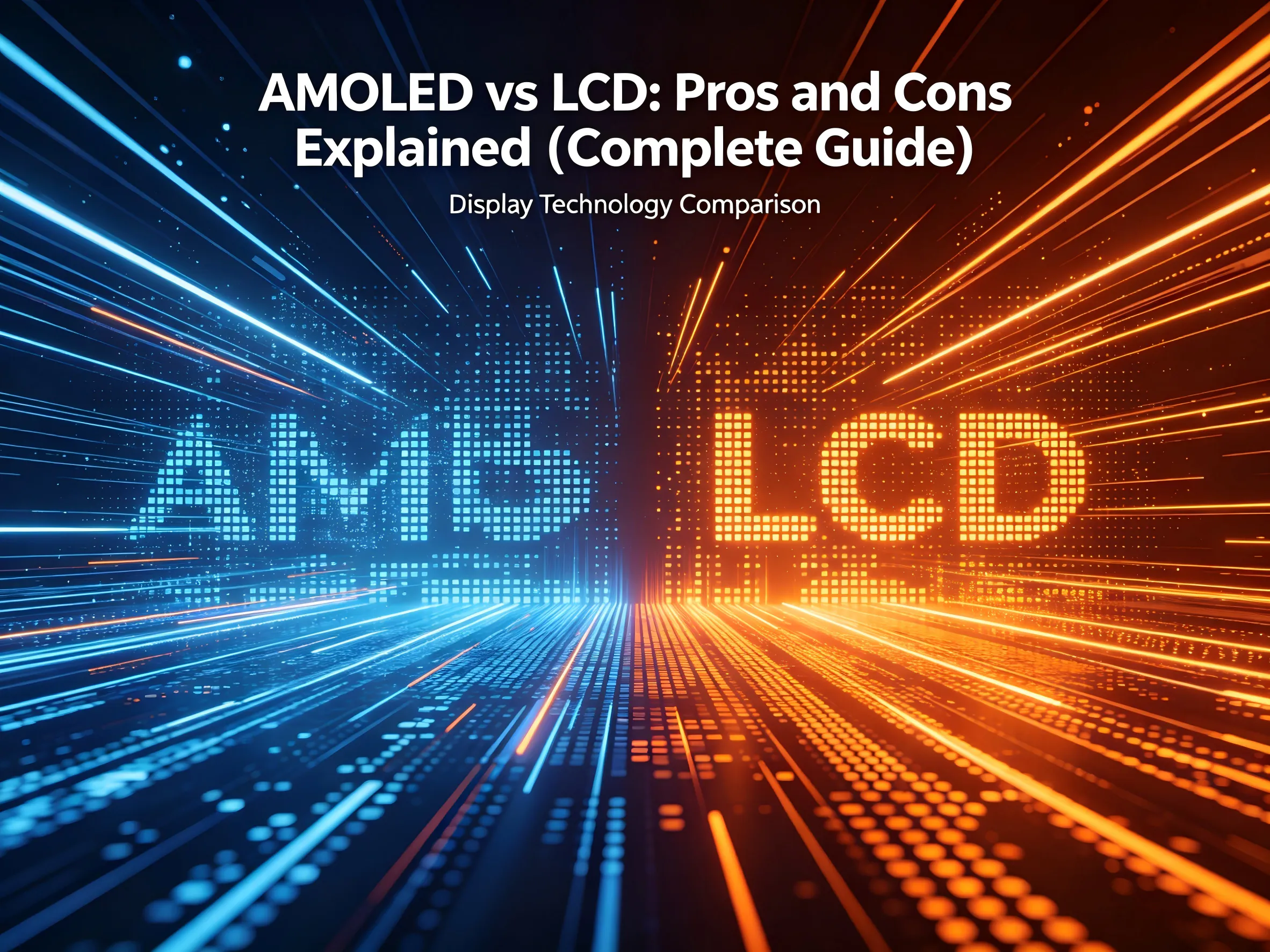 AMOLED vs LCD: Pros and Cons Explained (Complete Guide)
