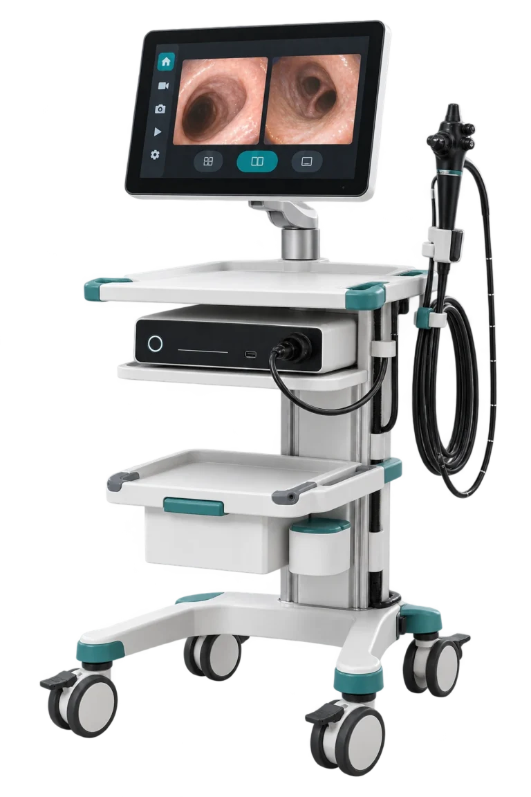 Medical Airway Display with a 13.3 Inch AUO LCD and Touch Integration